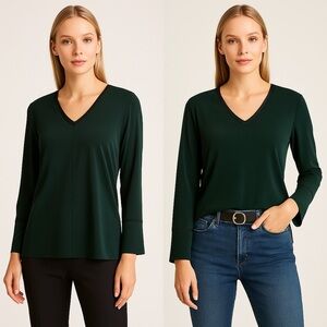 Calvin Klein Teal Women's Blouse